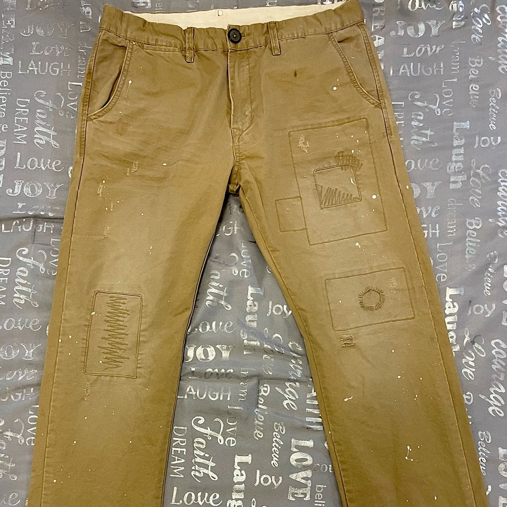 Men’s Distressed Private Stock Pants